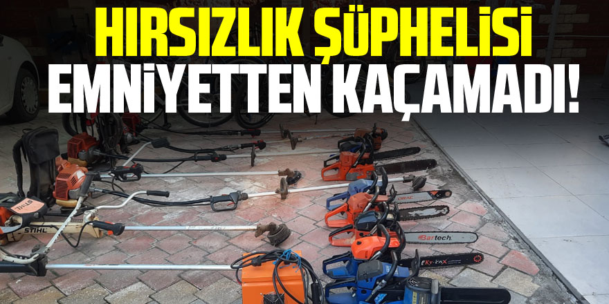 Hırsızlık şüphelisi emniyetten kaçamadı!