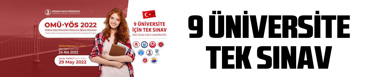 9 üniversite tek sınav