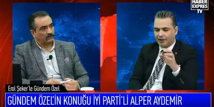 İYİ PARTİ'Lİ AYDEMİR ŞEKER'İN KONUĞU