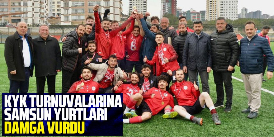 KYK turnuvalarına Samsun yurtları damga vurdu