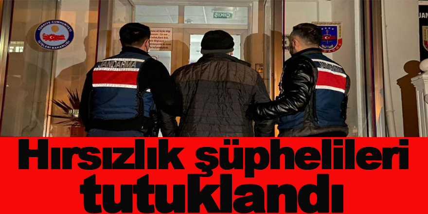 Hırsızlık şüphelileri tutuklandı