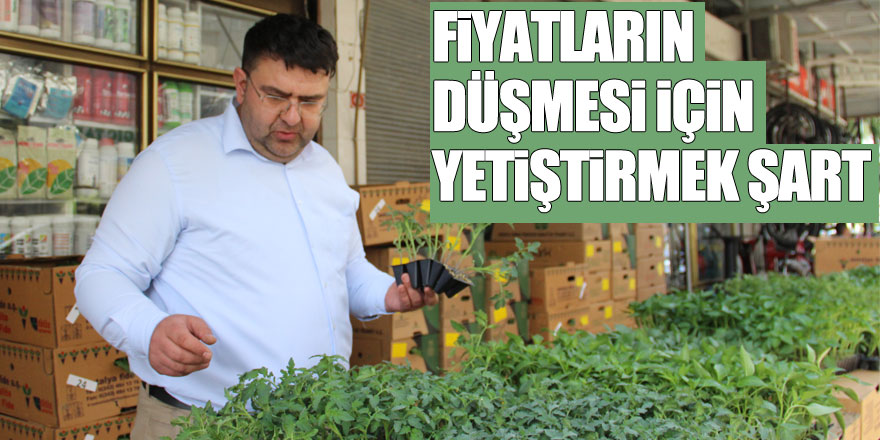 FİYATLARIN DÜŞMESİ İÇİN YETİŞTİRMEK ŞART