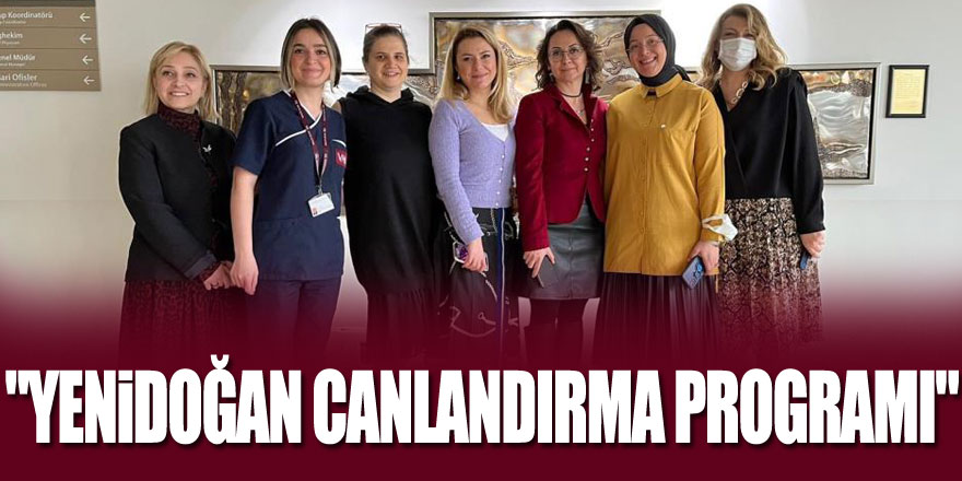 Samsun'da sağlıkçılara "Yenidoğan Canlandırma Programı" eğitimi