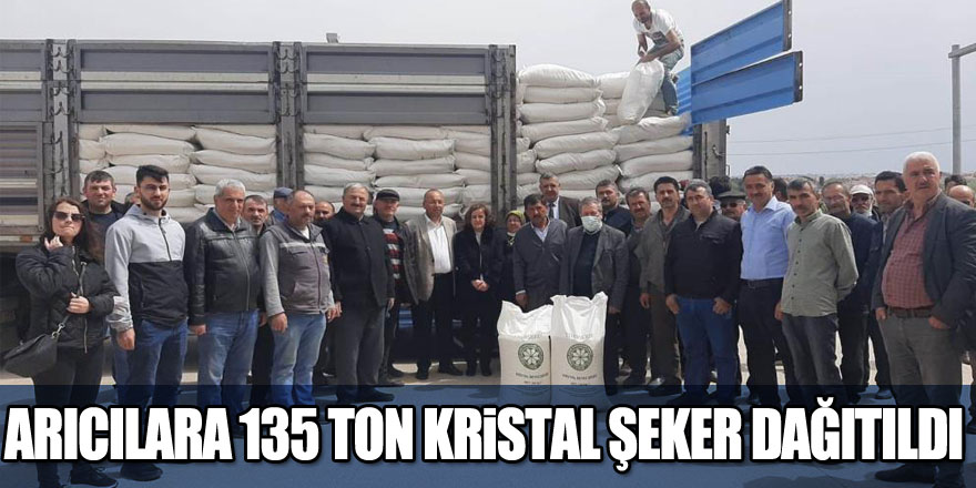 Arıcılara 135 ton kristal şeker dağıtıldı