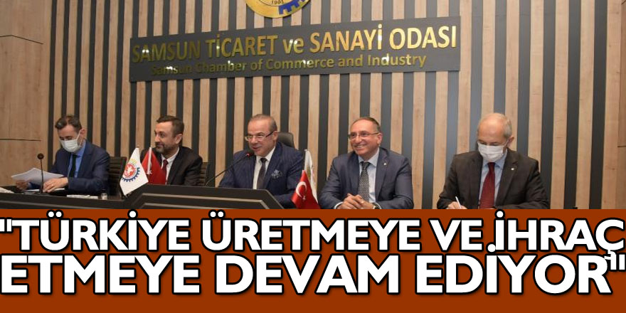 Murzioğlu: "Türkiye üretmeye ve ihraç etmeye devam ediyor"