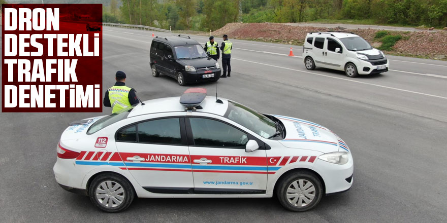 Dron destekli trafik denetimi