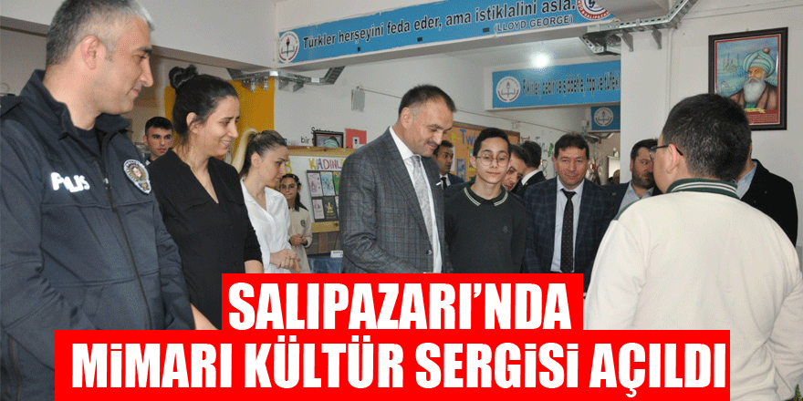 Salıpazarı’nda Mimari Kültür Sergisi Açıldı