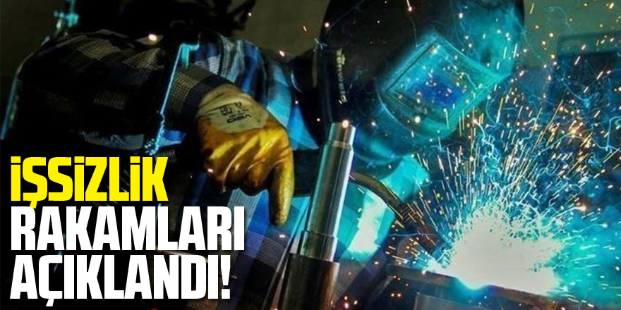 İşsizlik rakamları açıklandı!