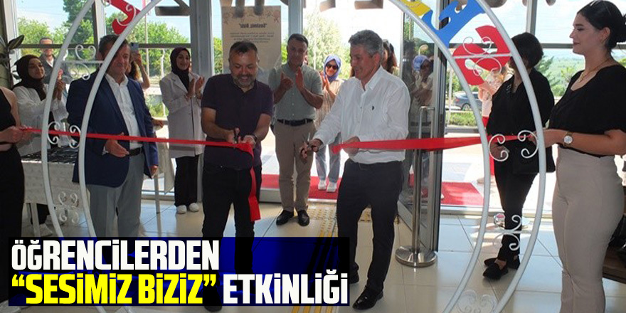 Öğrencilerden “Sesimiz Biziz” etkinliği