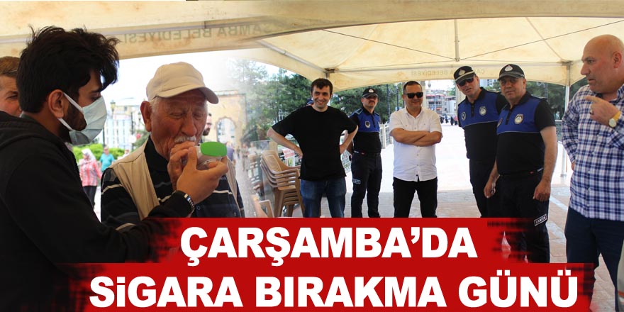 ÇARŞAMBA’DA SİGARA BIRAKMA GÜNÜ