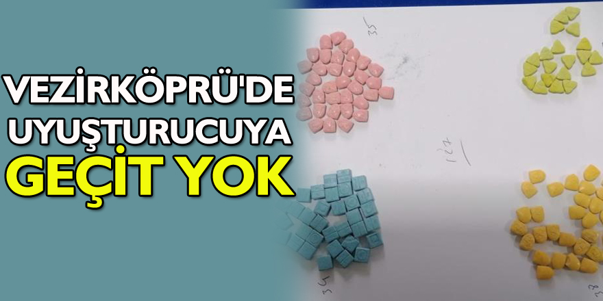 Vezirköprü'de uyuşturucuya geçit yok