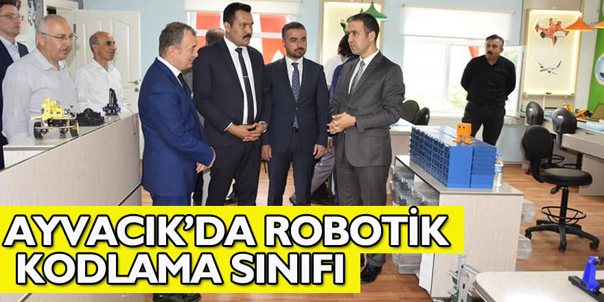 AYVACIK’DA ROBOTİK KODLAMA SINIFI