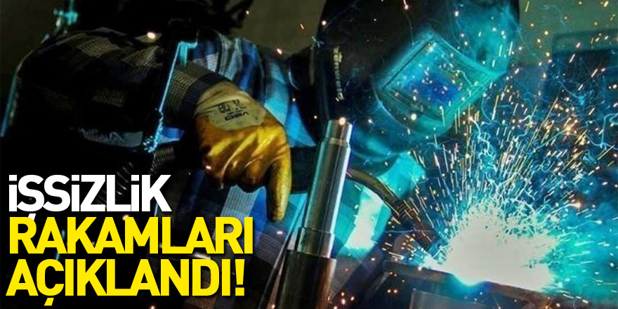 İşsizlik rakamları açıklandı!