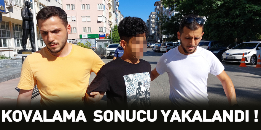 Gaspçı polisin kovalamacası sonucu yakalandı