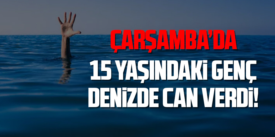 15 yaşındaki genç, denizde can verdi!