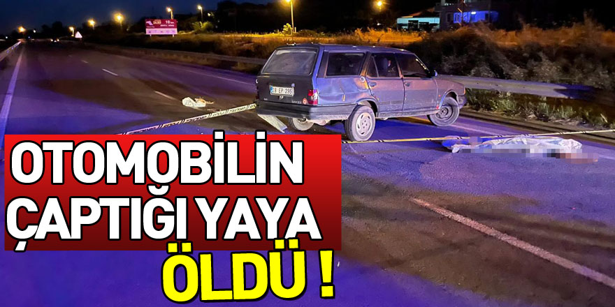 16 yaşındaki çocuğun kullandığı otomobilin çarptığı yaya öldü