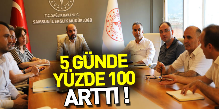 5 GÜNDE YÜZDE 100 ARTTI