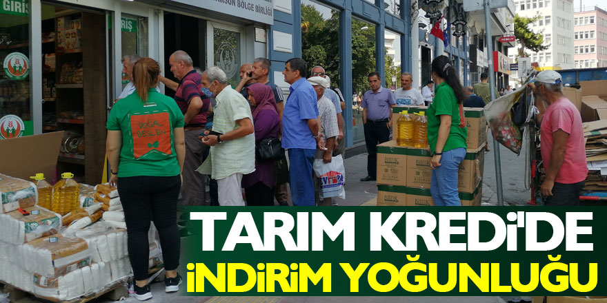 Tarım Kredi'de indirim yoğunluğu