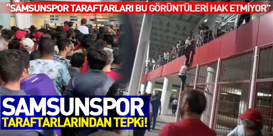 SAMSUNSPOR TARAFTARLARINDAN TEPKİ!