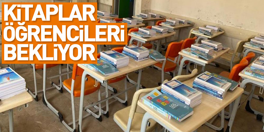 Kitaplar öğrencileri bekliyor