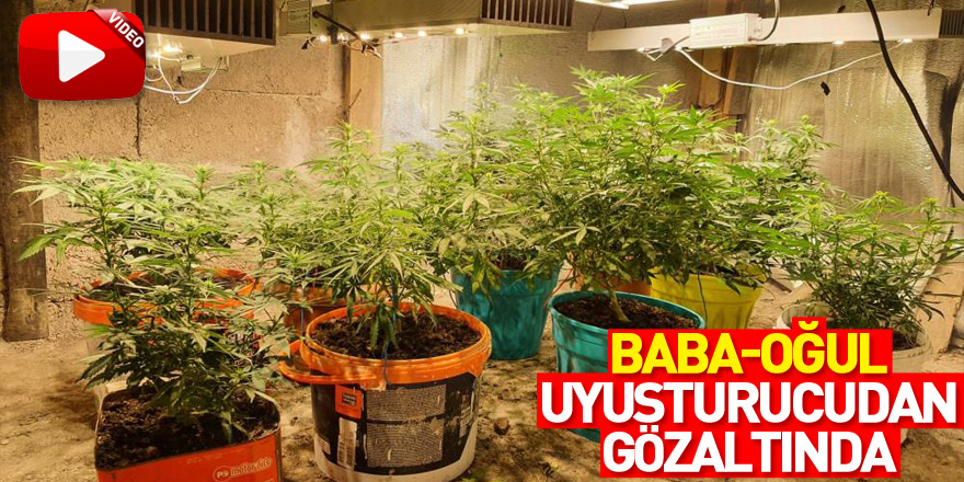 Samsun'da uyuşturucu operasyonu: Baba-oğul gözaltında