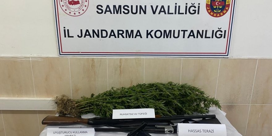 Jandarmadan uyuşturucu operasyonu: Baba-oğula gözaltı