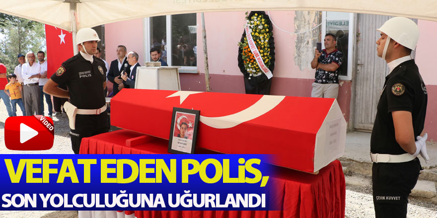 İstanbul'da silahın kazayla patlaması sonucu vefat eden polis, son yolculuğuna uğurlandı