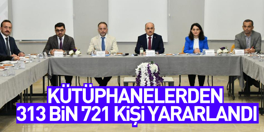  Samsun’da kütüphanelerden 313 bin 721 kişi yararlandı