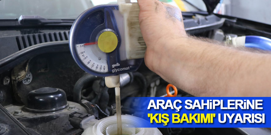 Araç sahiplerine 'kış bakımı' uyarısı