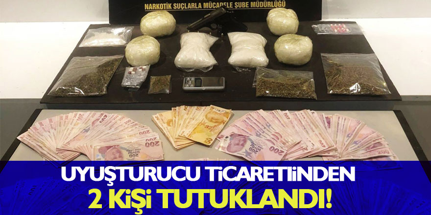 Samsun'da uyuşturucu ticaretinden 2 kişi tutuklandı