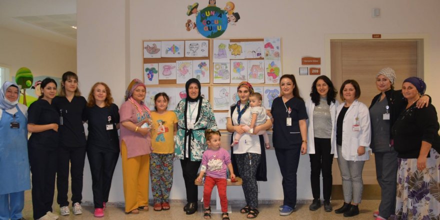 Bafra Devlet Hastanesi'nde Dünya Çocuk Günü etkinliği