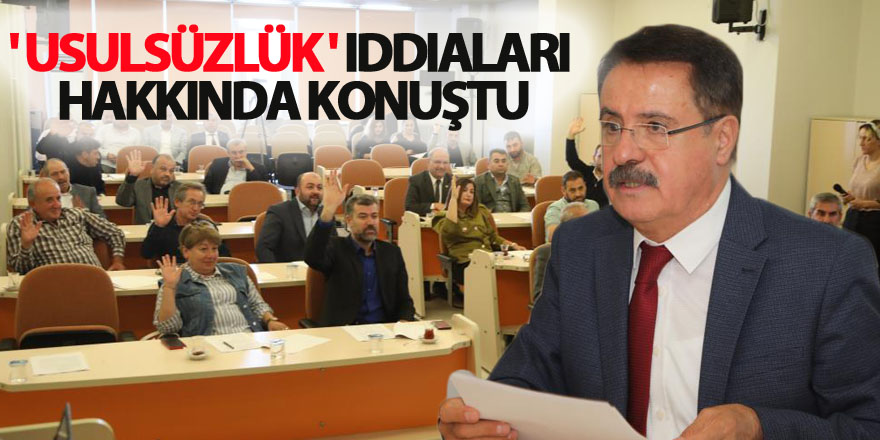 Başkan Deveci 'usulsüzlük' iddiaları hakkında konuştu