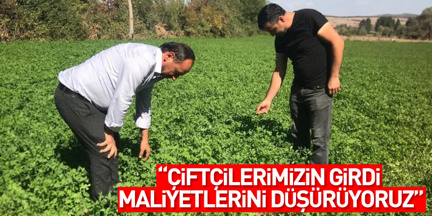 Başkan Demir: “Çiftçilerimizin girdi maliyetlerini düşürüyoruz”