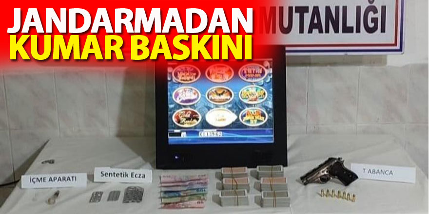 Jandarmadan kumar baskını