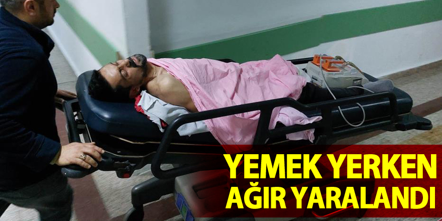 Yemek yerken kardeşinin bıçaklı saldırısında ağır yaralandı