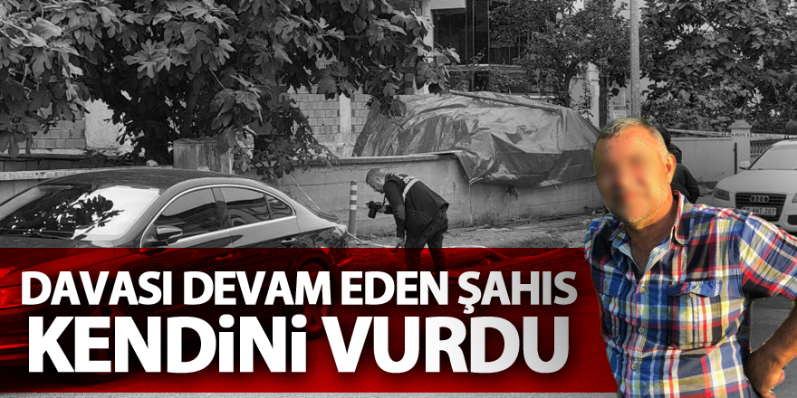 Eşiyle boşanma davası devam eden şahıs sokakta kendini vurdu