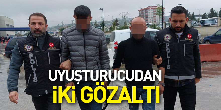 Samsun'da uyuşturucudan 2 kişi gözaltına alındı