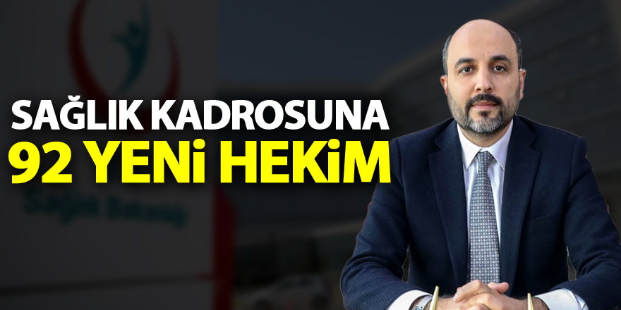 Samsun'un sağlık kadrosuna 92 yeni hekim