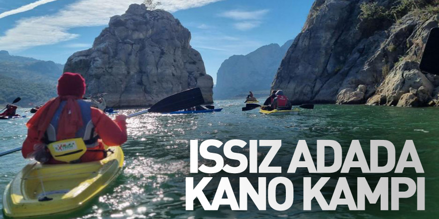 Issız adada kano kampı