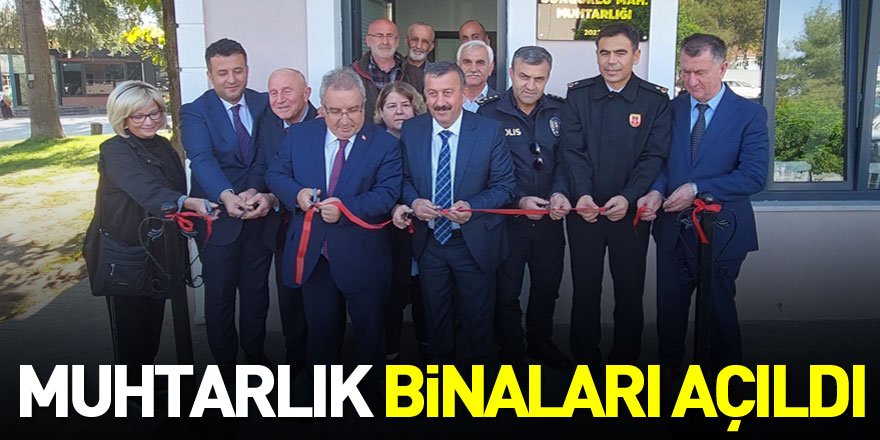 Muhtarlık Binaları Açıldı