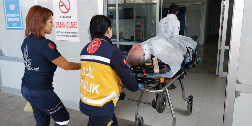 Samsun'da cip ile otomobil çarpıştı: 1 yaralı