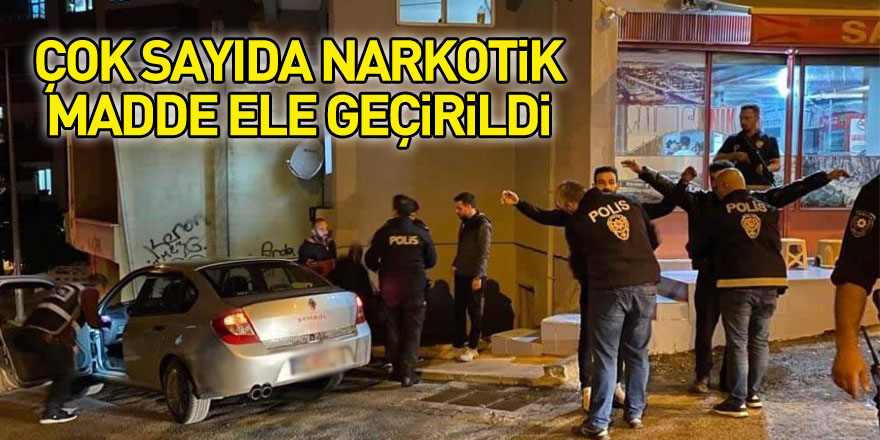 Samsun'da 4 günde çok sayıda narkotik madde ele geçirildi