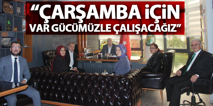 Yılmaz: “Çarşamba için var gücümüzle çalışacağız”