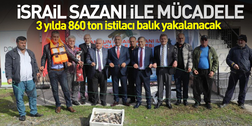 İsrail sazanı ile mücadele: 3 yılda 860 ton istilacı balık yakalanacak