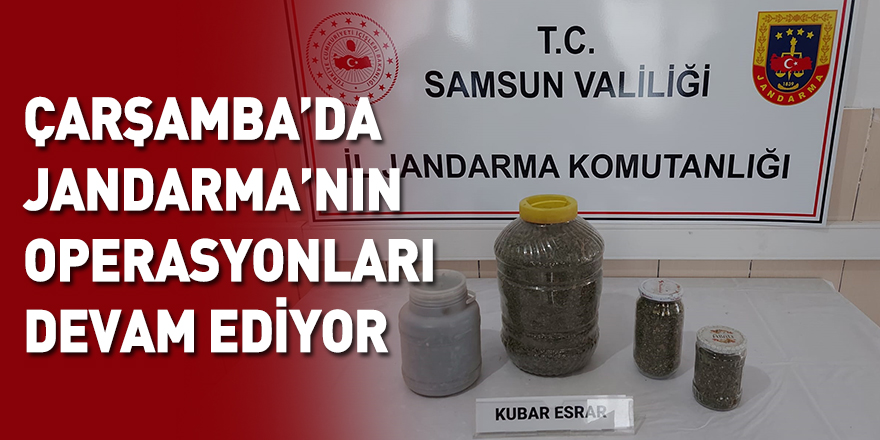 Jandarma’nın operasyonları devam ediyor