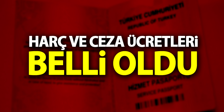 2023 yılı vergi, harç ve ceza ücretleri belli oldu