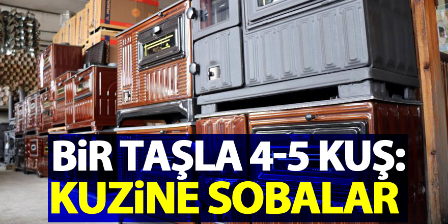 Bir taşla 4-5 kuş: Kuzine sobalar