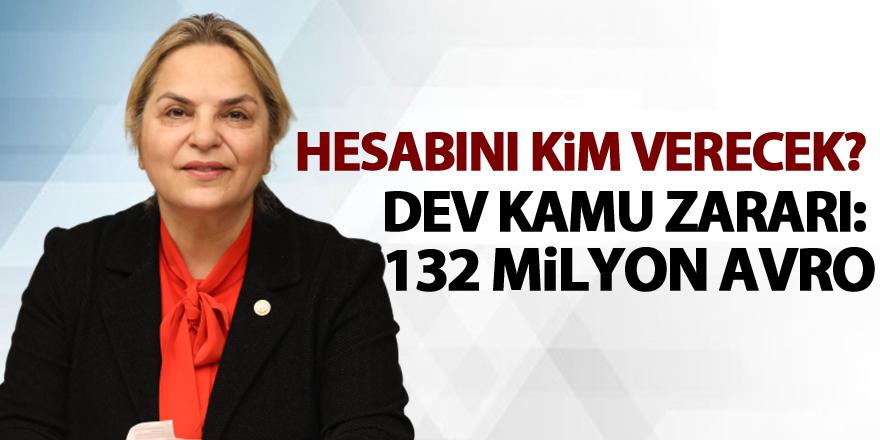 Dev kamu zararı: 132 Milyon Avro