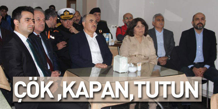 Samsun Ladik'te "Çök Kapan Tutun" tatbikatı