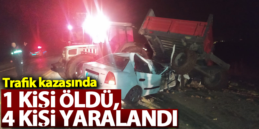 Samsun'daki trafik kazasında 1 kişi öldü, 4 kişi yaralandı